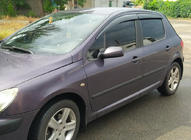 Peugeot 307 2001-2008 Deflektory Szyb HB (4 szt., Sunplex Sport) zdjęcia 3