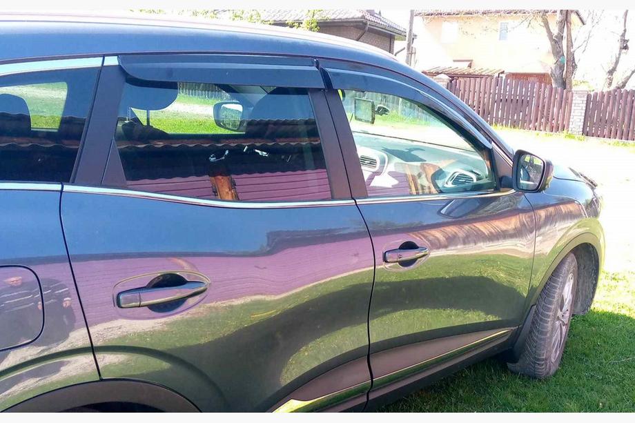 Renault Kadjar 2015-2022 Deflektory Okien (4 szt., Sunplex Sport) Zdjęcia 5