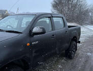 Toyota Hilux 2006-2015 Deflektory Okien (4 szt., Sunplex Sport) zdjęcia 7