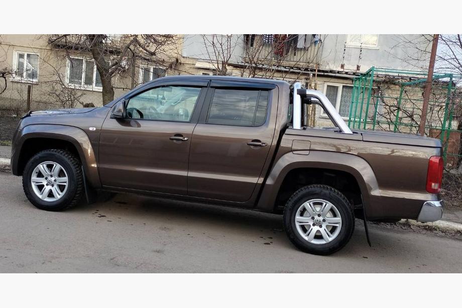 Volkswagen Amarok 2010-2022 Deflektory Okien (4 szt., Sunplex Sport) Zdjęcia 7
