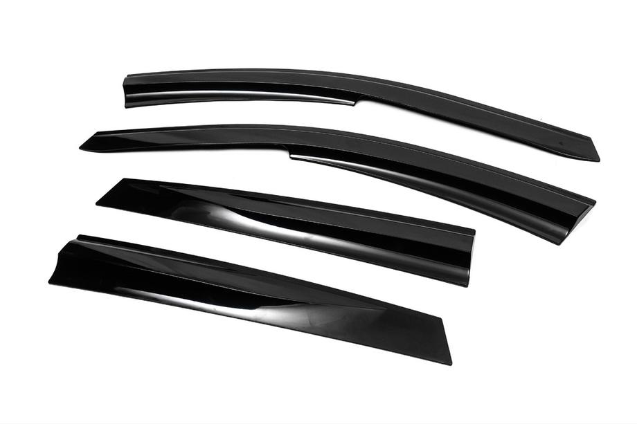 Volkswagen Polo 2010-2017 Deflektory Szyb HB (4 szt., Sunplex Sport) Zdjęcia 3