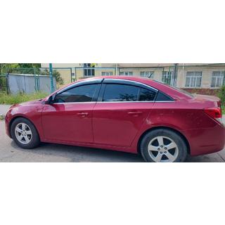 Deflektory szyb z listwą chromowaną (4 szt., Sunplex Chrome) Chevrolet Cruze 2009–2015 zdjęcia 1