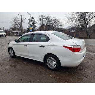 Deflektory szyb z listwą chromowaną (4 szt., Sunplex Chrome) Citroen C-Elysee 2013-2022 zdjęcia 1
