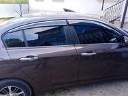 Fiat Tipo 2016- Deflektory szyb z listwą chromowaną (4 szt., Sunplex Chrome) zdjęcia 2