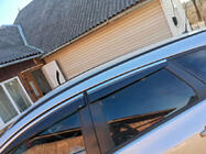 Opel Astra J 2009-2015 Chromowane owiewki szyb z listwą HB/SD (4 szt, Sunplex Chrome) zdjęcia 3
