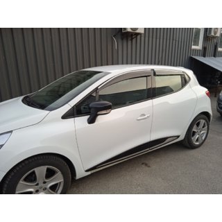 Deflektory szyb z listwą chromowaną (4 szt., Sunplex Chrome) Renault Clio V 2019- zdjęcia 1
