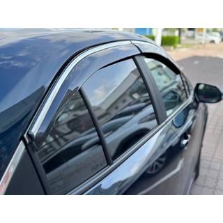 Deflektory szyb z listwą chromowaną (4 szt., Sunplex Chrome) Toyota Corolla 2019- zdjęcia 1