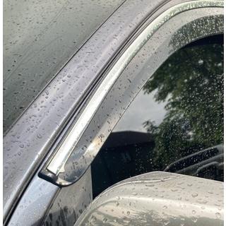 Deflektory szyb z listwą chromowaną (4 szt., Sunplex Chrome) Toyota Hilux 2006-2015 zdjęcia 1
