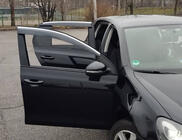 Volkswagen Golf 5 2003-2009 Deflektory szyb z listwą chromowaną (4 szt., Sunplex Chrome) zdjęcia 10