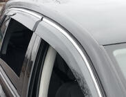 Volkswagen Golf 6 2008-2014 Deflektory szyb z listwą chromowaną HB (4 szt., Sunplex Chrome) zdjęcia 7