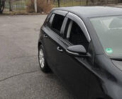 Volkswagen Golf 6 2008-2014 Deflektory szyb z listwą chromowaną HB (4 szt., Sunplex Chrome) zdjęcia 9
