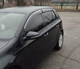 Volkswagen Golf 6 2008-2014 Deflektory szyb z listwą chromowaną HB (4 szt., Sunplex Chrome) zdjęcia 15