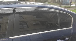 Volkswagen Passat B7 2012-2015 Deflektory szyb z chromowaną listwą SD (4szt, EU, Sunplex Chrome) zdjęcia 3