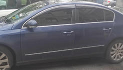 Volkswagen Passat B7 2012-2015 Deflektory szyb z chromowaną listwą SD (4szt, EU, Sunplex Chrome) zdjęcia 5