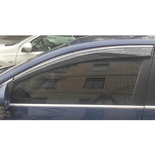 Deflektory szyb z chromowaną listwą SD (4szt, EU, Sunplex Chrome) Volkswagen Passat B7 2012-2015 zdjęcia 2
