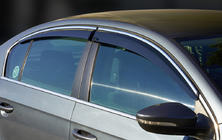 Volkswagen Passat B8 2015-2023 Deflektory szyb z chromowaną listwą SD (4 szt., Sunplex Chrome) zdjęcia 1