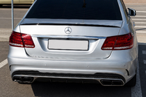 Mercedes E-сlass W212 2009-2016 Spojler Lip (Sunplex, Czarny) (130,5cm x 5,8cm) zdjęcia 1
