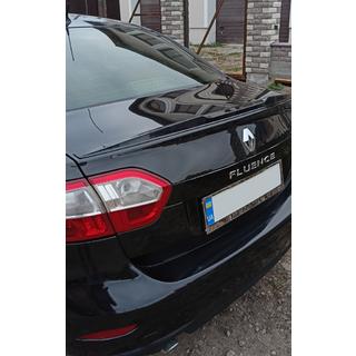 Spojler LIP (Sunplex, czarny) (125,4cm x 7,2cm) Renault Fluence 2009-2016 zdjęcia 4
