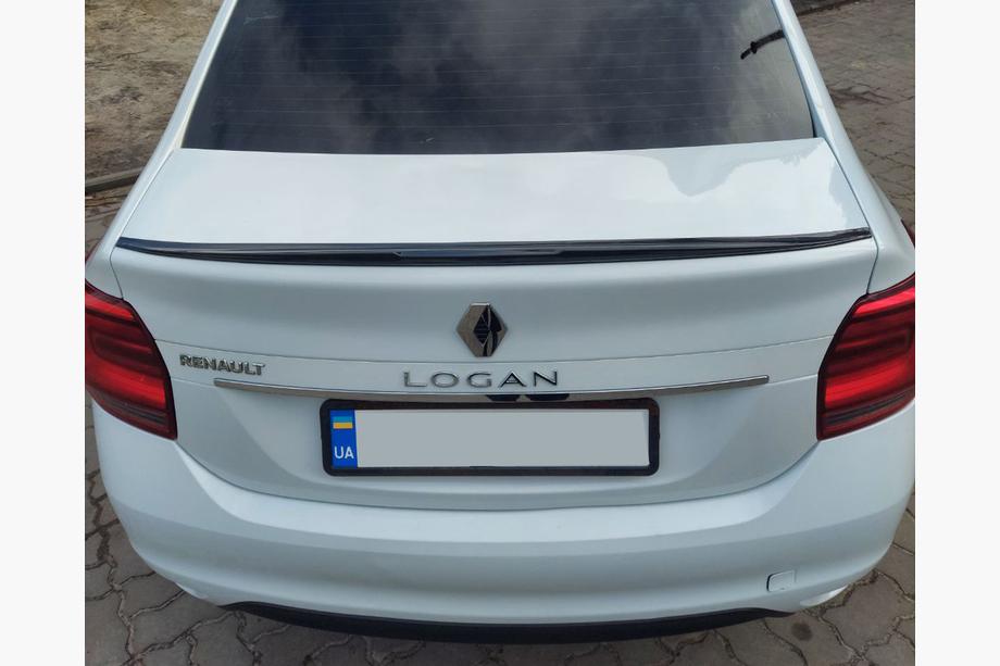 Renault Logan II 2013-2022 Spojler Lip (Sunplex, czarny) (118,5cm x 5,5cm) Zdjęcia 2
