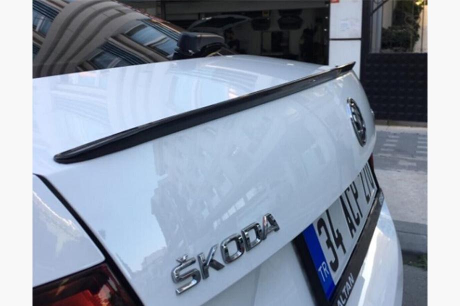 Skoda Octavia III A7 2013-2019 Spojler LIP (Sunplex, czarny) (115,4cm *6cm) Image