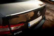 Skoda Superb 2015-2024 Spoiler LIP (Sunplex, czarny) (119,2cm*7,3cm) zdjęcia 2