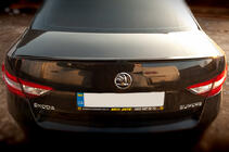 Skoda Superb 2015-2024 Spoiler LIP (Sunplex, czarny) (119,2cm*7,3cm) zdjęcia 3