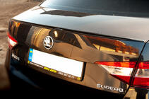 Skoda Superb 2015-2024 Spoiler LIP (Sunplex, czarny) (119,2cm*7,3cm) zdjęcia 4