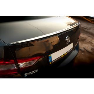 Spoiler LIP (Sunplex, czarny) (119,2cm*7,3cm) Skoda Superb 2015-2024 zdjęcia 2