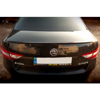 Spoiler LIP (Sunplex, czarny) (119,2cm*7,3cm) Skoda Superb 2015-2024 zdjęcia 3