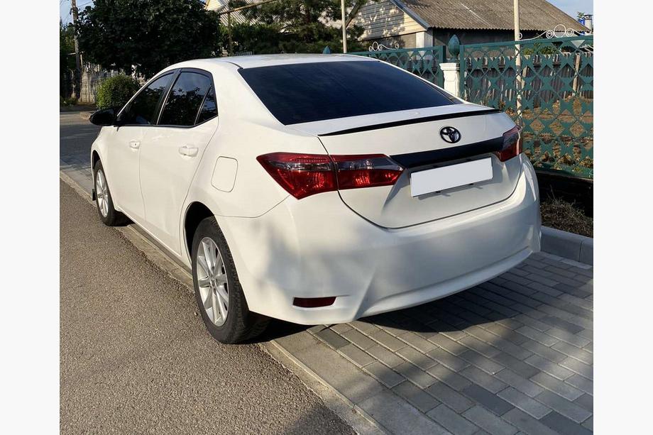 Toyota Corolla 2013-2019 Spojler Lip (Sunplex, czarny) (118cm *6,4cm) Image