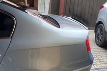 Volkswagen Jetta 2006-2011 Spoiler LIP (Sunplex, czarny) (115,8cm x 6,3cm) zdjęcia 3