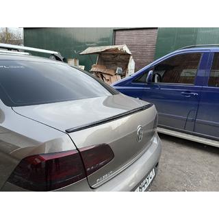 Spoiler Lip (Sunplex, czarny, do EU) (115,8cm x 6,3cm) Volkswagen Passat B7 2012-2015 zdjęcia 3
