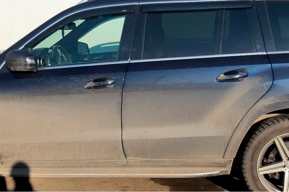 Mercedes GLE W167 2018- Deflektory szyb z listwą chromowaną (4 szt, HIC) Zdjęcia 4