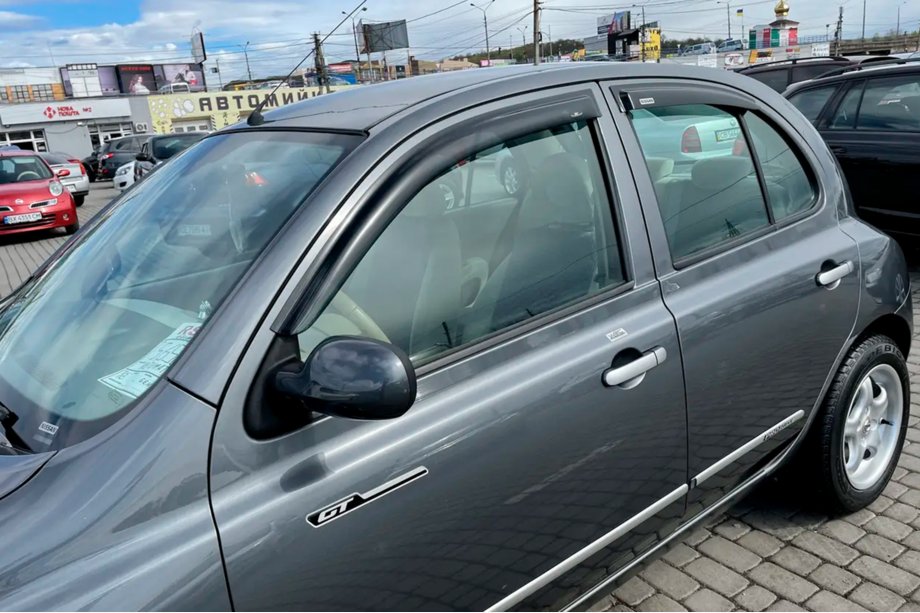 Nissan Micra K12 2003-2010 Deflektory Okien (4 szt, HIC) Image