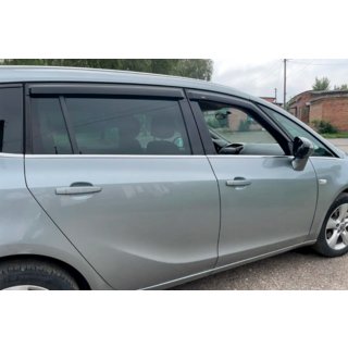 Deflektory Okien (4 szt, HIC) Opel Zafira C Tourer 2011-2019 zdjęcia 3