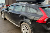 Volvo V60 2011-2018 Deflektory szyb z listwą chromowaną (4 szt, HIC) zdjęcia 2