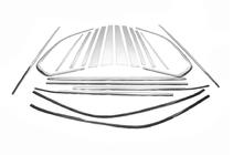BMW X5 E70 2007-2013 Obramowanie Szyb Stal Nierdzewna zdjęcia 2