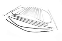 BMW X5 E70 2007-2013 Obramowanie Szyb Stal Nierdzewna zdjęcia 3