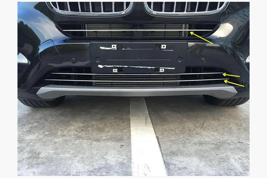 BMW X6 F16 2014-2019 Komplet nakładek na kratkę zderzaka Image