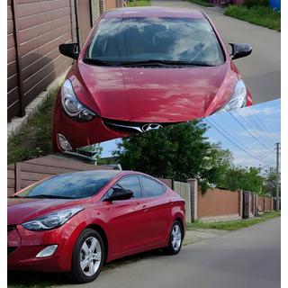 Nakładki na lusterka bez wycięcia na kierunkowskaz w stylu BMW (2 szt.) Hyundai Elantra (MD/UD) 2011-2015 zdjęcia 1