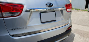 Kia Sorento III UM 2014-2020 Dolna krawedz klapy bagaznika stal nierdzewna Libao zdjęcia 1