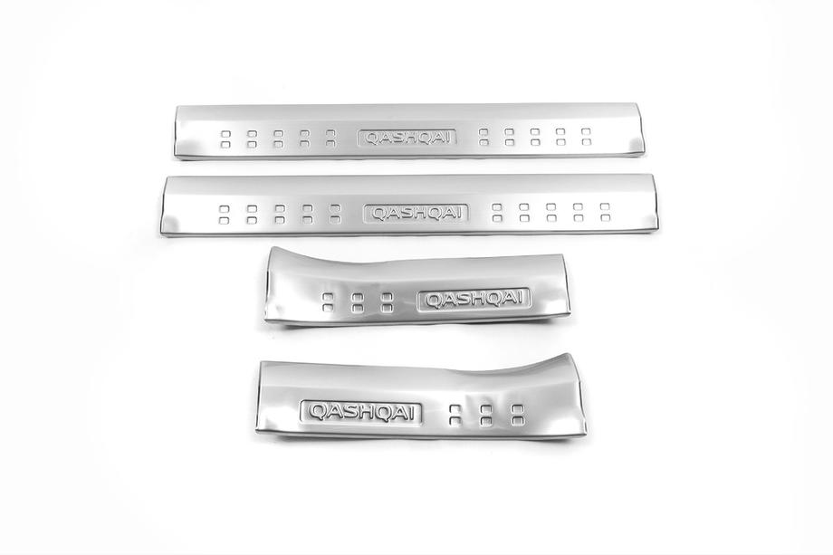 Nissan Qashqai 2014-2021 Nakładki progowe (Plastik) Libao Zdjęcia 1
