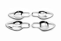 Nissan Qashqai 2014-2021 Nakładki pod klamki chrom Libao (4 szt, plastik) zdjęcia 1