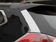 Nissan X-trail T32/Rogue 2014-2021 Chromowane nakladki na slupki tylnej szyby Libao (2 szt, plastik) zdjęcia 2