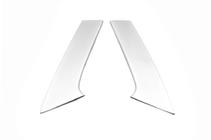 Nissan X-trail T32/Rogue 2014-2021 Chromowane nakladki na slupki tylnej szyby Libao (2 szt, plastik) zdjęcia 3