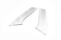 Nissan X-trail T32/Rogue 2014-2021 Chromowane nakladki na slupki tylnej szyby Libao (2 szt, plastik) zdjęcia 4