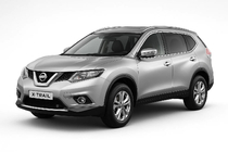 Nissan X-trail T32/Rogue 2014-2021 Zintegrowane relingi dachowe szare OEM (do X-trail, aluminium, montaż na klej) zdjęcia 3
