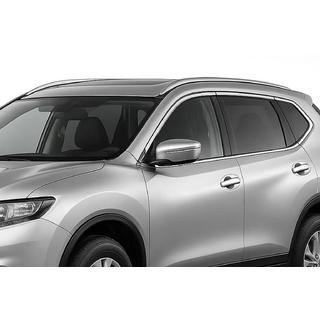 Zintegrowane relingi dachowe szare OEM (do X-trail, aluminium, montaż na klej) zdjęcia 1