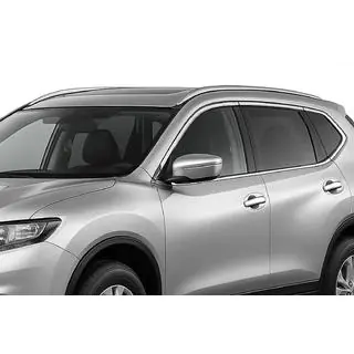 Zintegrowane relingi dachowe szare OEM (do X-trail, aluminium, montaż na klej) zdjęcia 1