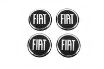Fiat Naklejki na dekielki felg 54mm (4szt) zdjęcia 1